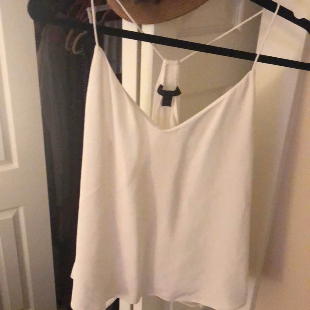 Pretty, crisp white camisole